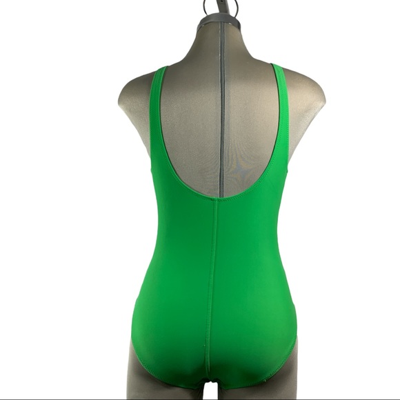 DKR & CO. Green One Piece Swimming Suite Size 8 - Picture 2 of 10